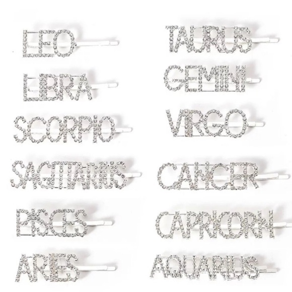 Accessories - 💎Zodiac Rhinestone Barrette💎